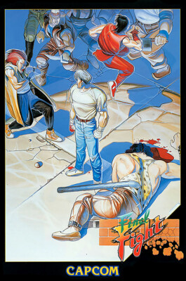 Final Fight Art Super Nintendo SNES 2 3 Premium POSTER MADE IN USA - SNES10