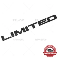 For Jeep Cherokee Limited Rear Liftgate Matte Black Nameplate Emblem Decal OEM