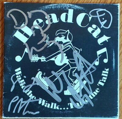 HEADCAT SIGNED X3 WALK THE WALK TALK THE TALK CD MEGARARE! LEMMY MOTORHEAD