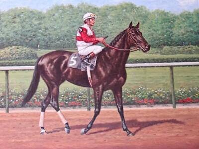 Richard Stone Reeves - RUFFIAN - Race Horse Print - MINT