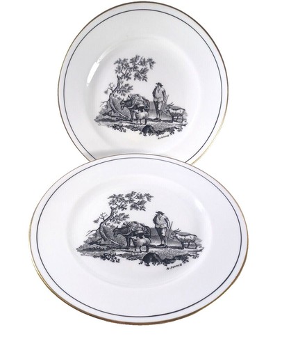 Royal Cauldon Vintage 1930s 2 Majestic Bread Butter Plates 6.5
