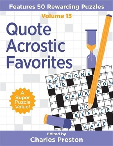 Quote Acrostic Favorites: Features 50 Rewarding Puzzles (Paperback or Softback) - 第 1/1 張圖片