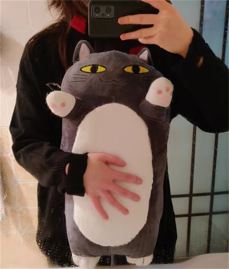 24'' NIJISANJI VTuber Kanakana Kanae Cat Plush Doll Stuffed Toy