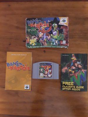 Banjo-Kazooie N64 with Box and booklet Nintendo 64 great shape