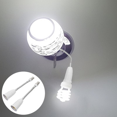2 Pcs E14 Zu E27 Lampen Fassung Glühbirne Verlängerung Halterung
