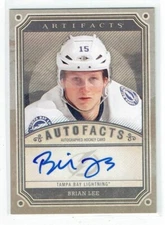 13-14 UD Upper Deck Artifacts Autofacts  Brian Lee  Auto