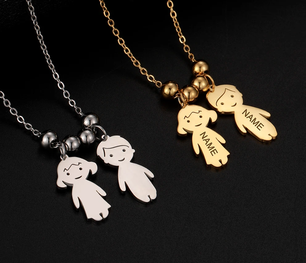 Custom stainless steel necklace deals