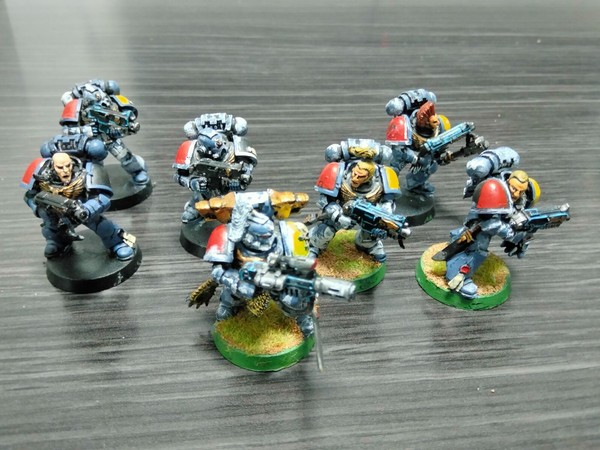 7X SPACE WOLVES MARINES WARHAMMER 40K