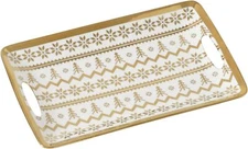 Pampa Bay for The Holidays Small Tray, 12" x 7.5" x 1" tall,Trays
