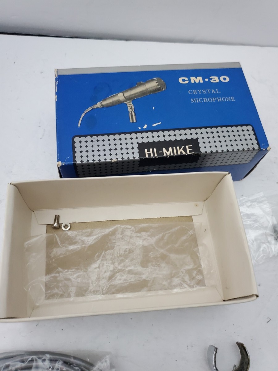 Hi-Mike CM-30 Crystal Microphone - Vintage Made In Japan Rare | eBay