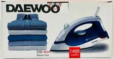Daewoo 220 Volt Steam Iron 220v for Export Overseas Use 1400W DSI-8034 