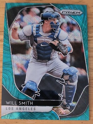 2020 Panini Prizm Will Smith Teal Wave Prizm #235 Los Angeles Dodgers 2nd Year