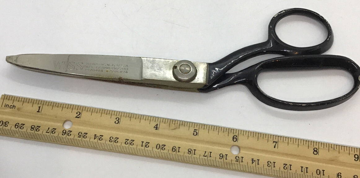 Vintage Wiss CB9 Pinking Shears Scissors 9" Long eBay