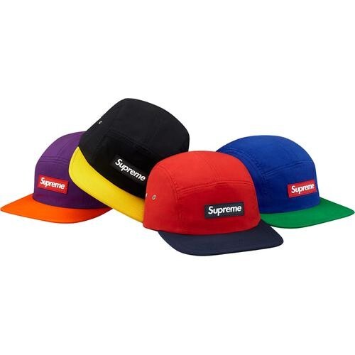 SUPREME CAMP CAP PANEL Blue Green Red Bogo JAPAN TRI-COLOR RUBBER AW13 - Picture 5 of 5