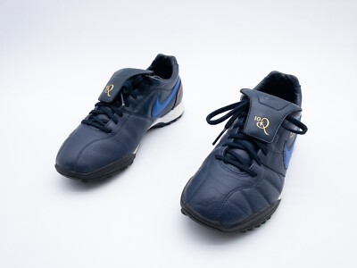 Nike Ronaldinho R10 Herren Fußballschuh Sportschuh blau Gr 39 EU Art 21683-30