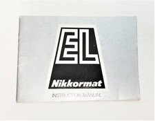 Vintage Nikkormat EL Instruction Manual