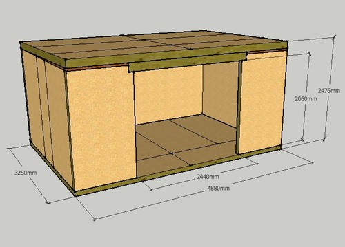 Self Build Insulated Panels (SIPs) Kit - use for Garden Rooms, Studios, Garages - Picture 4 of 5