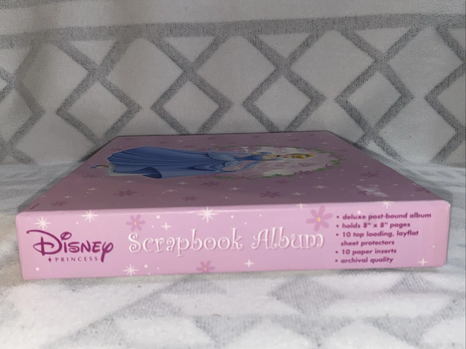 Disney 8 x 8 принцесса для скрапбукинга Золушка Deluxe почта переплет альбом подарочная коробка - Изображение 4 из 4