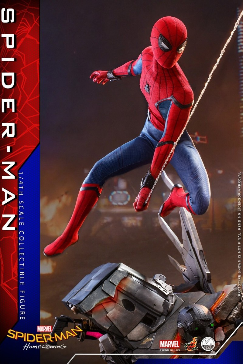 ホットトイズ SPIDER-MAN COMING Hot Toys' 'Spider-Man Homecoming' Figures Do Whatever a Spider Can