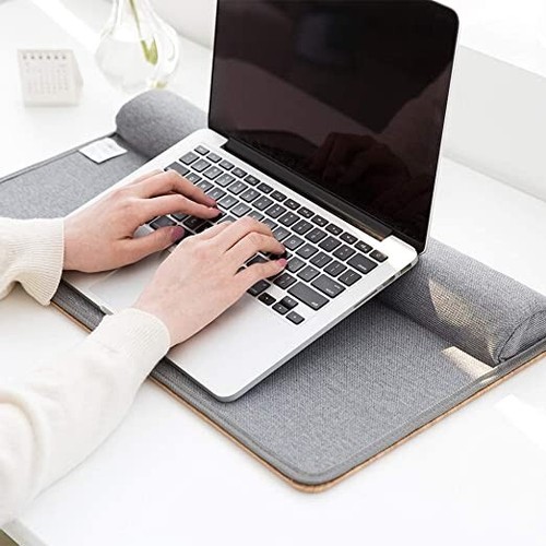 ergomi Support pour Ordinateur Portable avec Coussin, Lap Desk Portable avec Tap - Photo 4/4