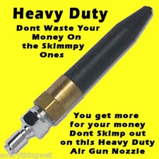 Scuba Diving Air Gun Nozzle for Standard BC BCD Inflator Hose Clean Gear Tool