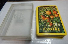 Vintage set of playing cards Florida Oranges   