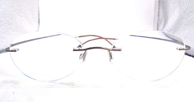 Silhouette 7511 10 6080 Pink Stripe 19-50 Rimless Eyeglasses Frames Austria