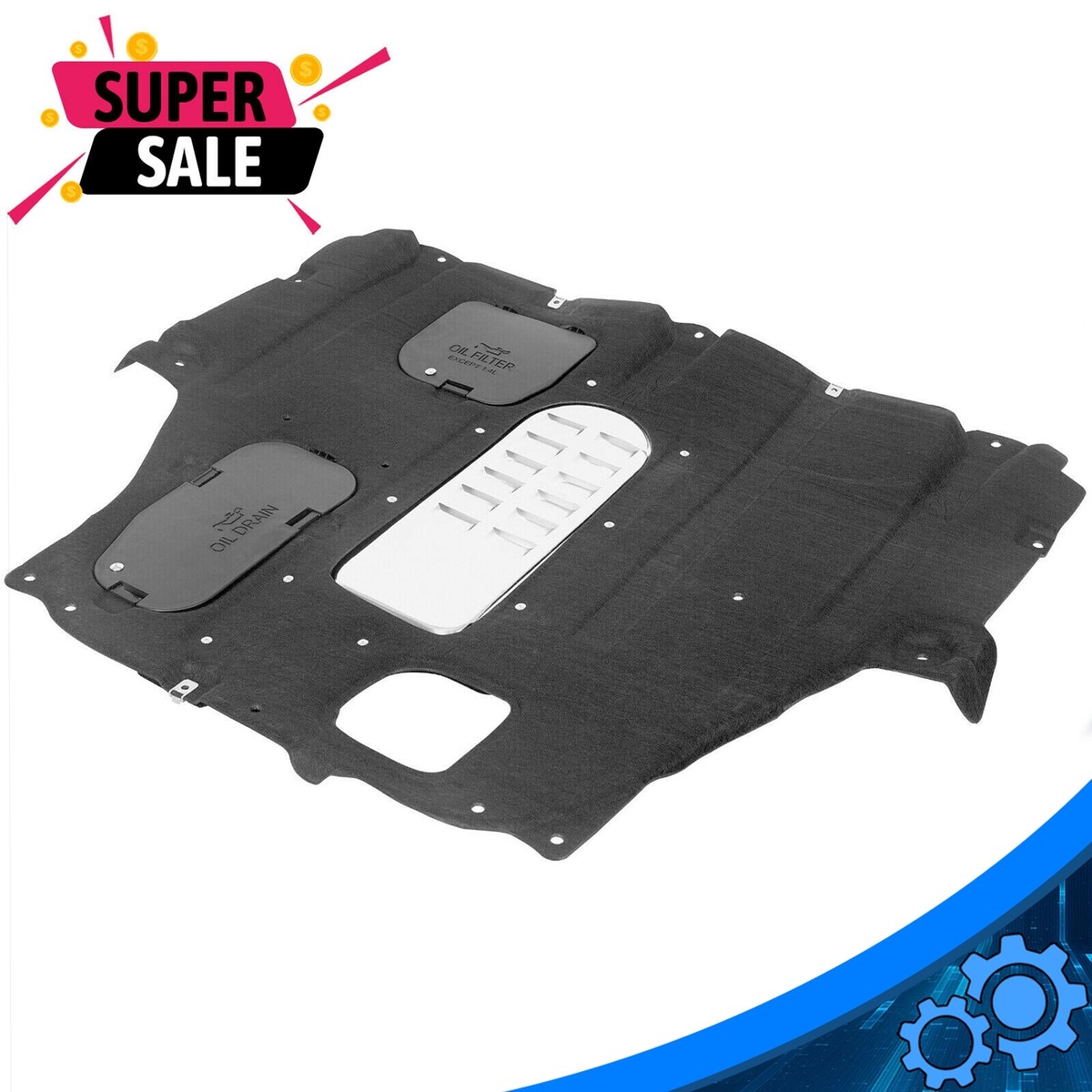 2012-2016 Dodge Dart Engine Splash Shield Guard Replacement