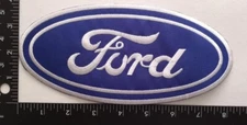 Ford  Classic  Iron Sew On Embroidered Patch Oval high Quality Est. 8"