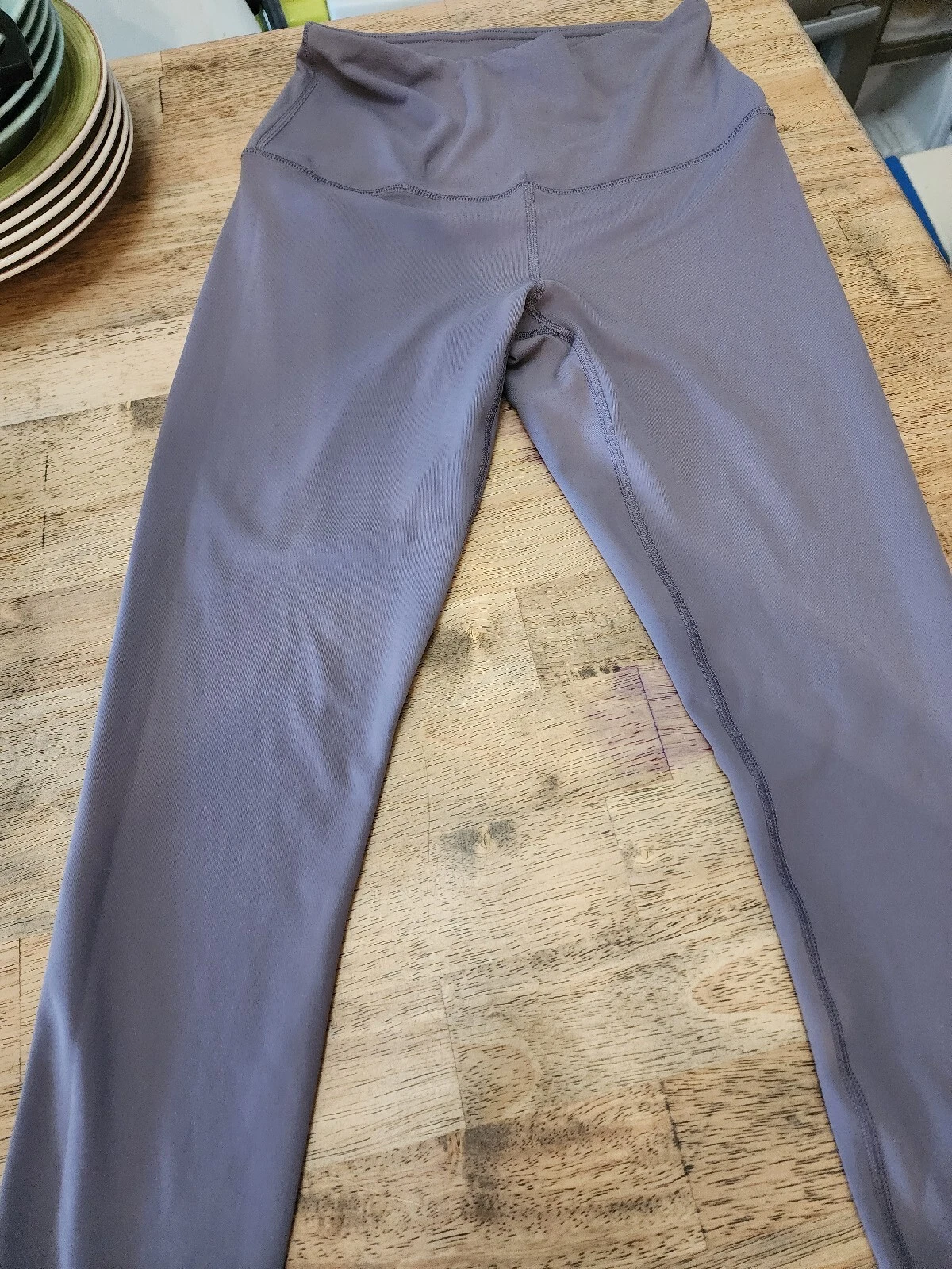 yogalicious athletic cropped wide waistband leggings