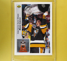 MARIO LEMIEUX  1992-93  RAISING THE CUP  Upper Deck #436 Pittsburgh Penguins