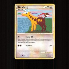 Girafarig 64/123 Common HeartGold & SoulSilver Pokemon Near Mint