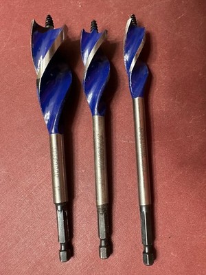 IRWIN SPEEDBOR Max Speed 3 Piece Triple-Flute Drill Bit Set - 5/8'' 3/4'' & 1''