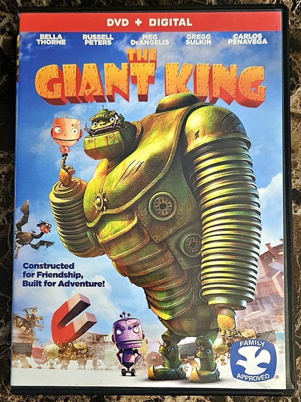 The Giant King (DVD, 2012) Dove Family Approved Bella Thorne *No Digital*