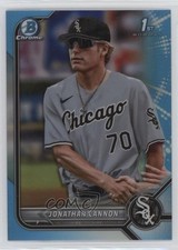 2022 Bowman Draft Chrome Sky Blue Refractor Jonathan Cannon #BDC-180 0e23