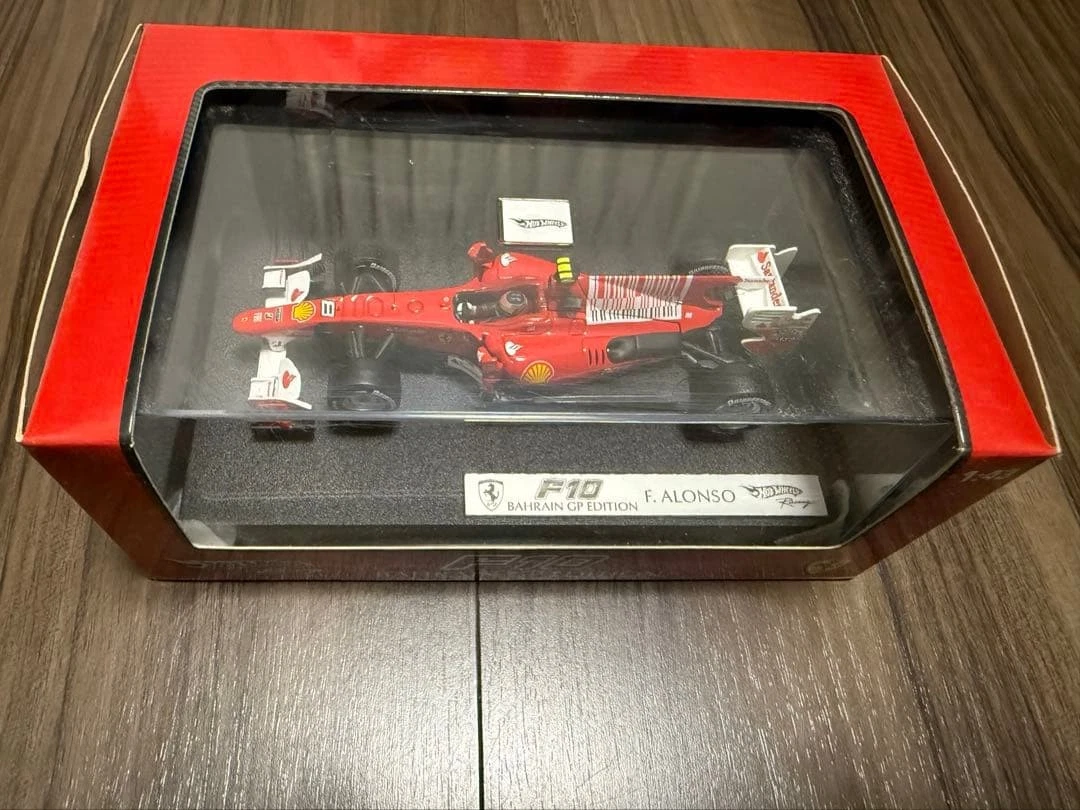 Hot Wheels Fernando Alonso 1:18 Scale Diecast Formula 1 Cars for