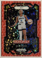 2024 Panini Prizm Monopoly WNBA Dana Evans #55 Question Mark Prizm /25