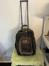 Athalon Luggage 21” Wheeled Traveler Travel Equipment Bag Army Green Carry-on