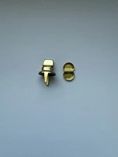 Vintage Coach Hardware Replacement, Brass, Turnlock, New