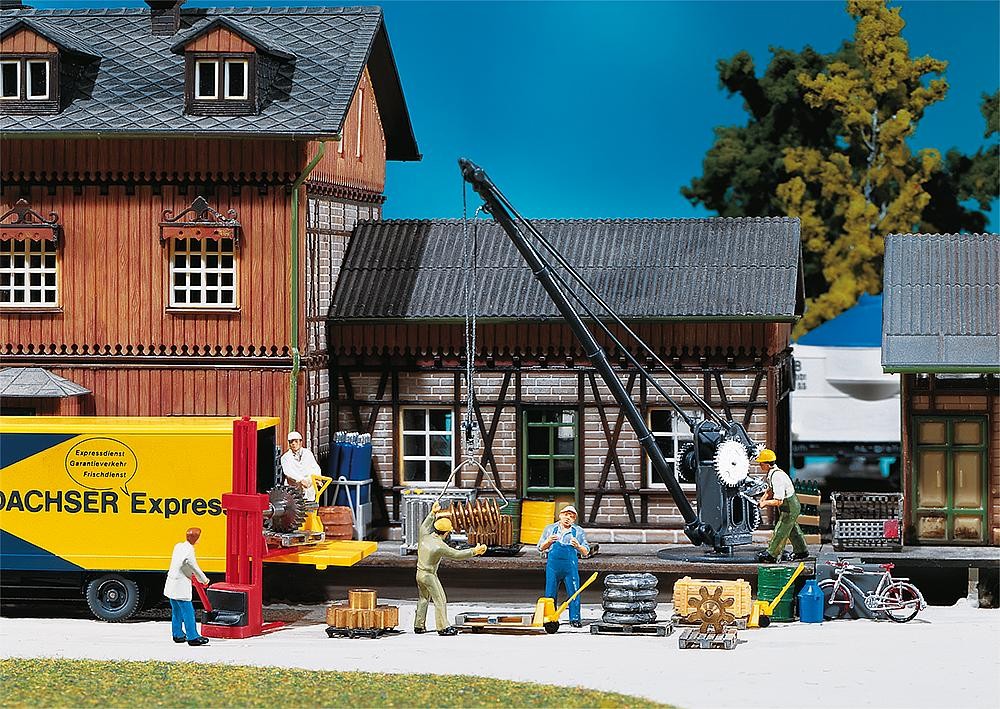 Faller 120129 - 1/87 / H0 Loading Crane - New