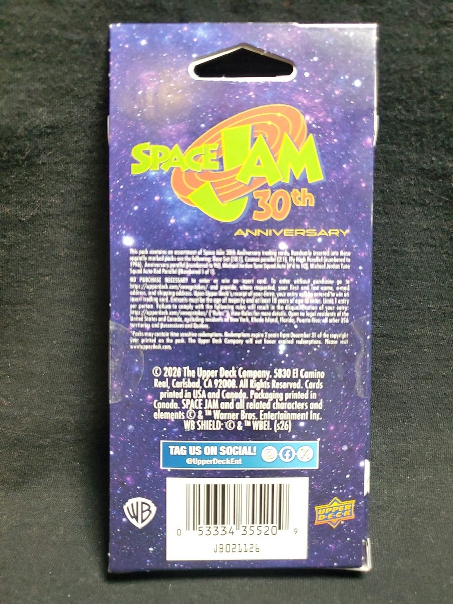 2026 Upper Deck Space Jam 30th Anniversary 12 Card Hanger Box Set