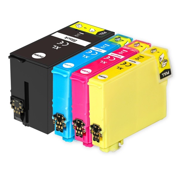 4 Tintenpatronen Xl (Set) Ersetzen Epson T2715 (27XL) Non-Oem / Kompatibel-image