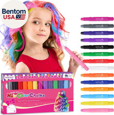Hair Chalk for Girls Kids-14 Temporary Colors Hair Color Dye Washable Makeup Kit
