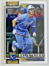 2026 Topps Series One Base Card # 242 Mike Yastrzemski, Kansas City Royals