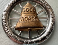 Aaa Good Roads Vintage Gm License Topper Chevy Pontiac Buick Olds Cad Gmc Car 
