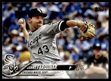 2018 Topps Update #US178 Danny Farquhar Chicago White Sox Baseball