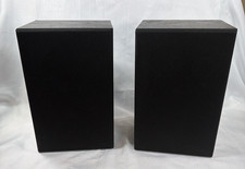 Bose Model 21 Speaker System Compact Black Bookshelf Speakers Tested Works Great