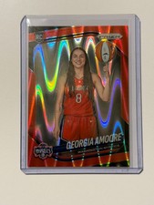 Georgia Amoore 2025 Panini Prizm WNBA #140 Red Seismic Prizm /249 RC