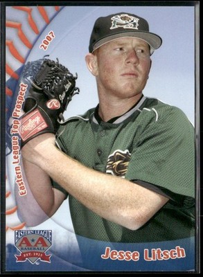 Jesse Litsch 2007 Eastern League Top Prospects Set Card