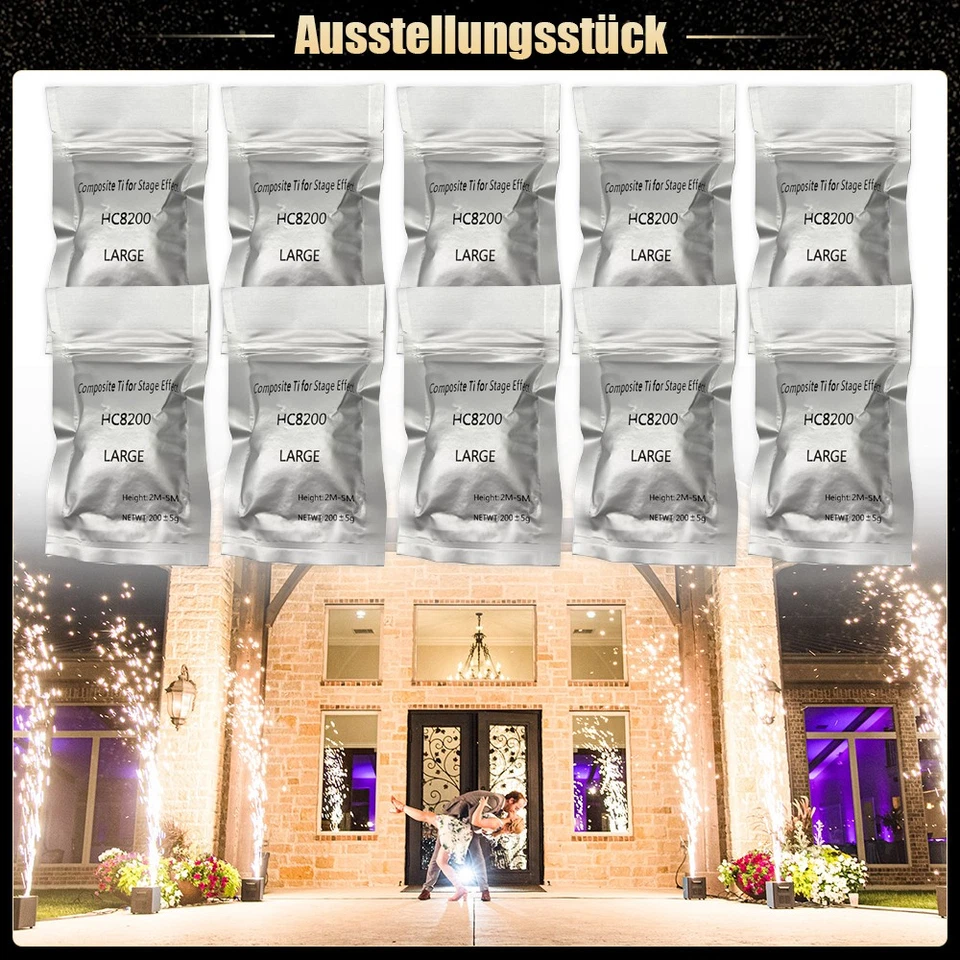 10x Cold Spark Machine Titanium Powder polvere di titanio granuli per macchina a scintille - Immagine 2 di 4